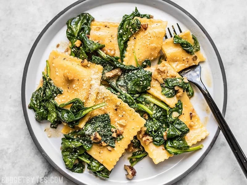 Ricotta and Spinach Ravioli